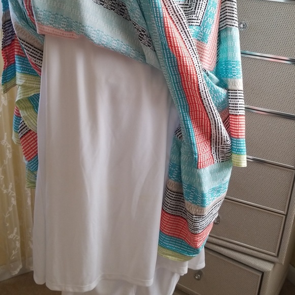 26/28 Multi Color Long Sleeve dress - Picture 6 of 8